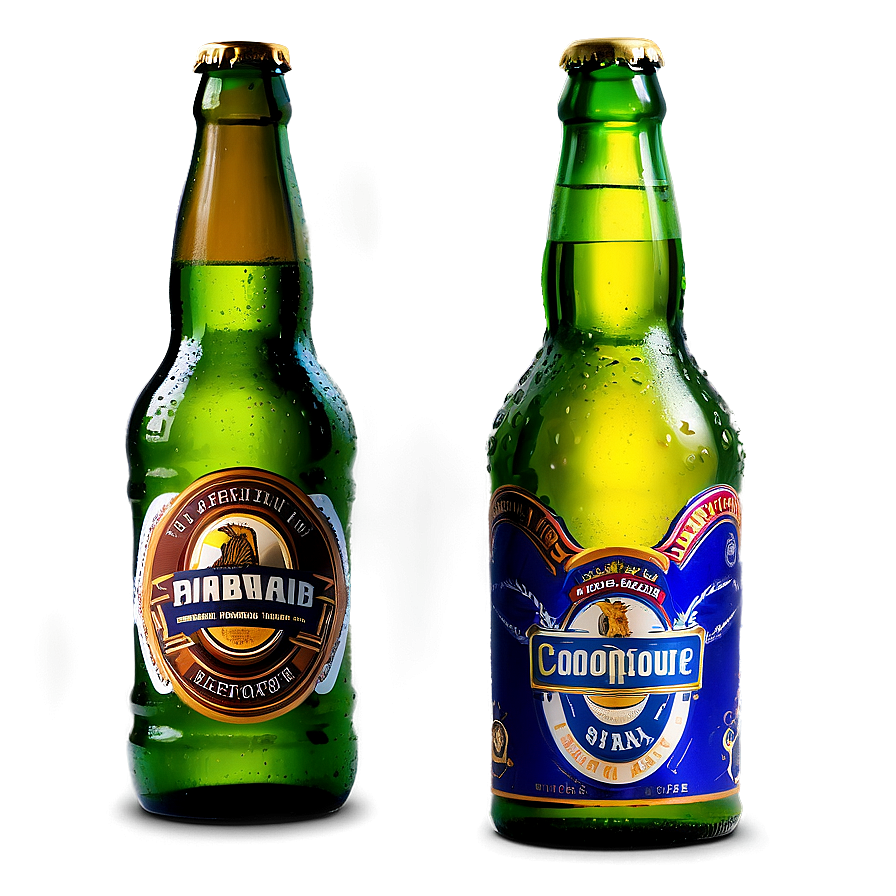 Beer Bottle Banner Png 75 PNG Image