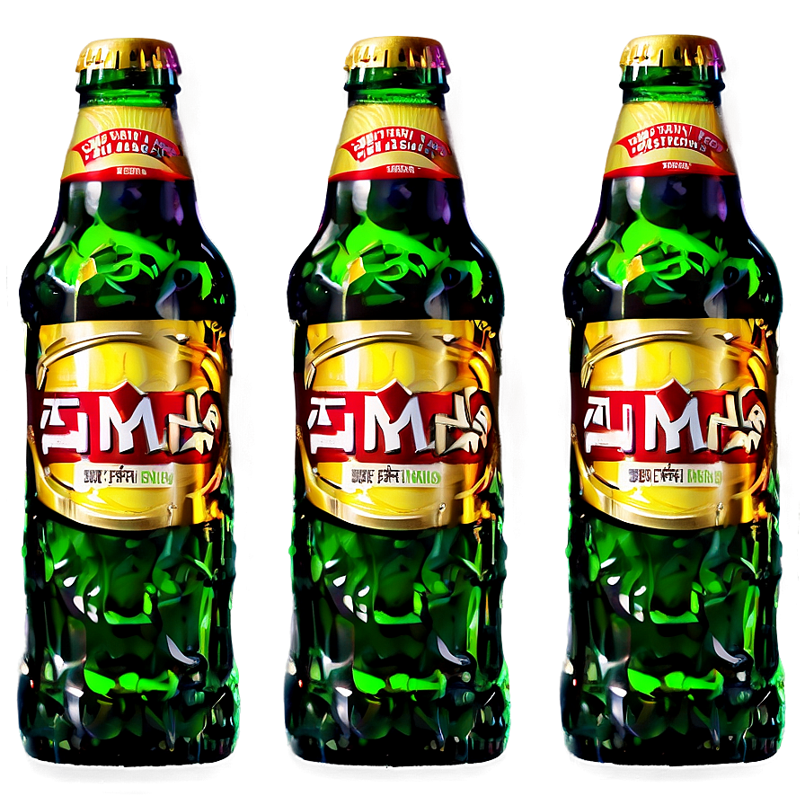 Beer Bottle Set Png Khn35 PNG Image