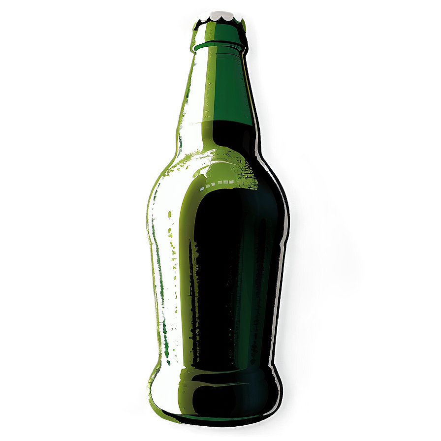 Beer Bottle Sketch Png Bhm PNG Image