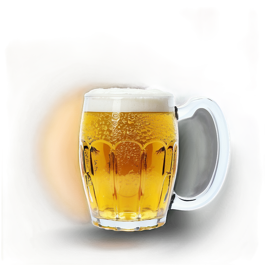 Beer Glass With Light Beer Png Ccn55 PNG Image