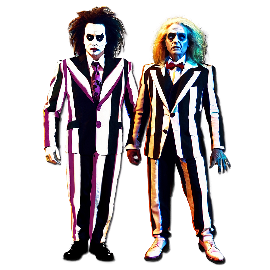 Beetlejuice And Lydia Png Djg PNG Image