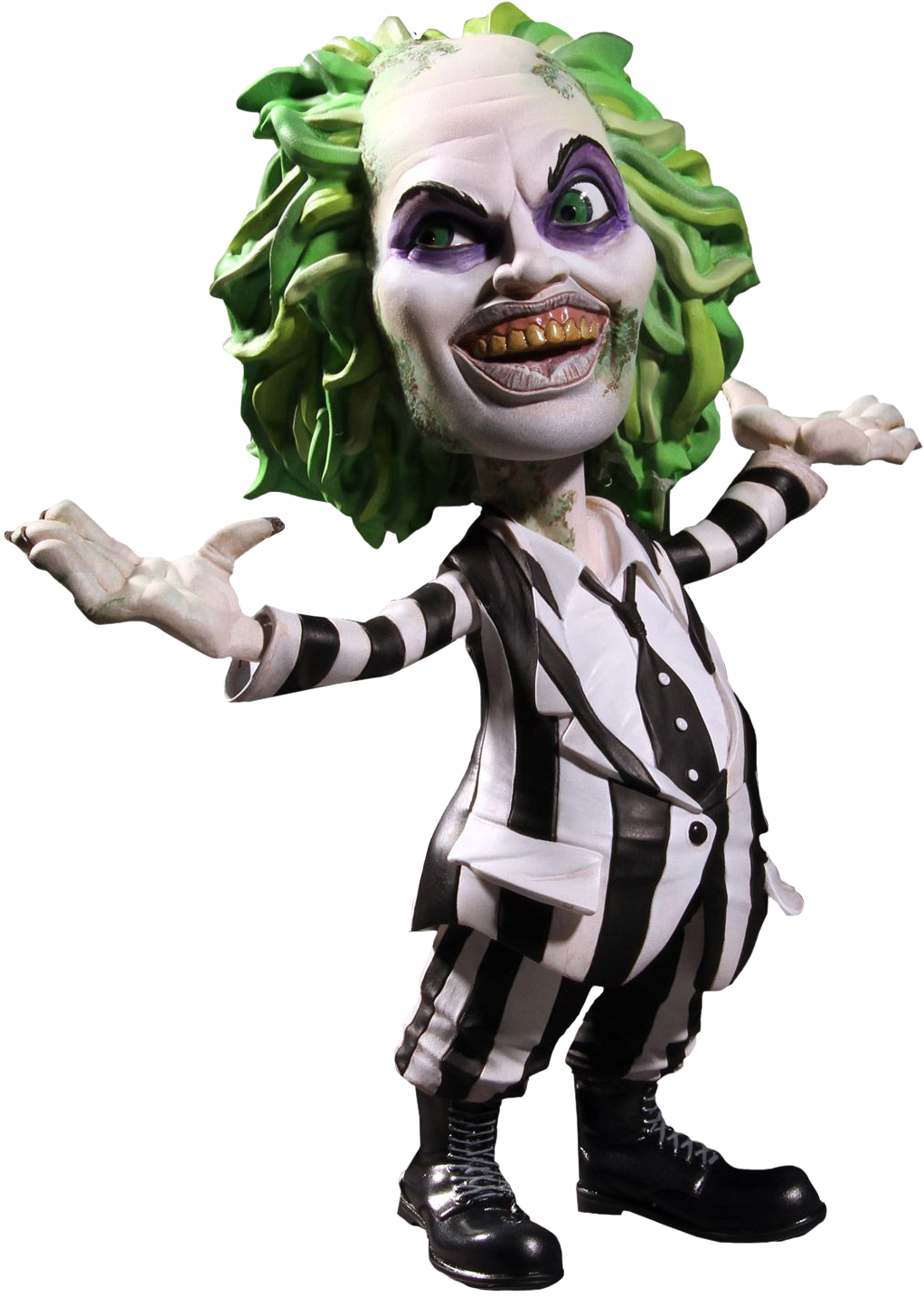 Beetlejuice Figure Spooky Pose PNG Image