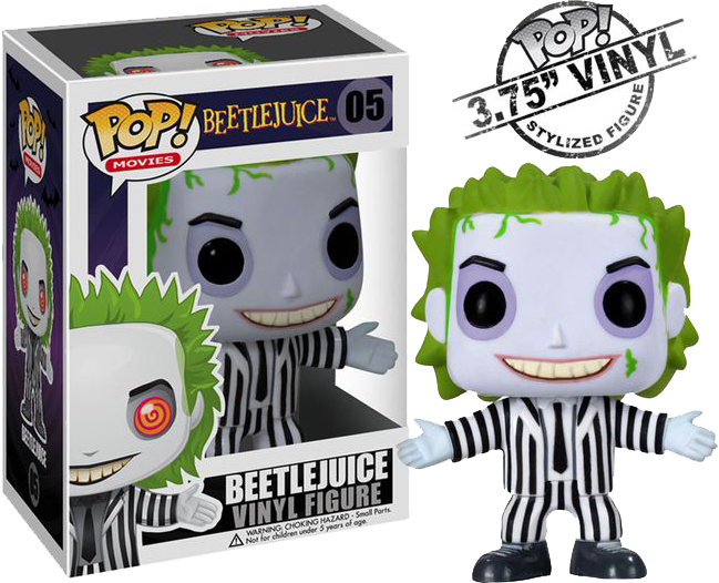 Beetlejuice Funko Pop Vinyl Figure PNG Image