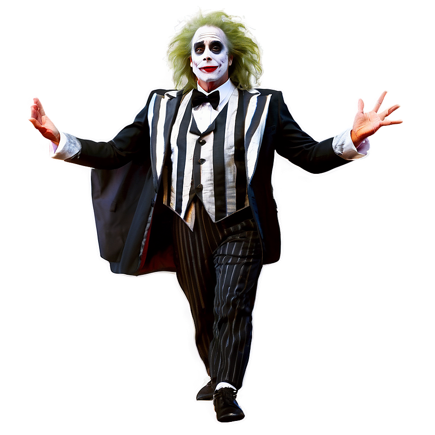 Beetlejuice In Suit Png 6 PNG Image