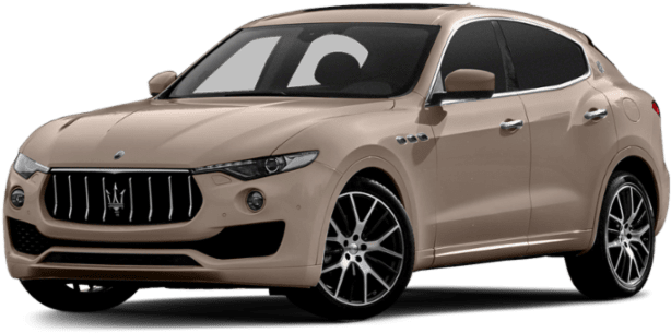 Beige Maserati Levante S U V Side View PNG Image