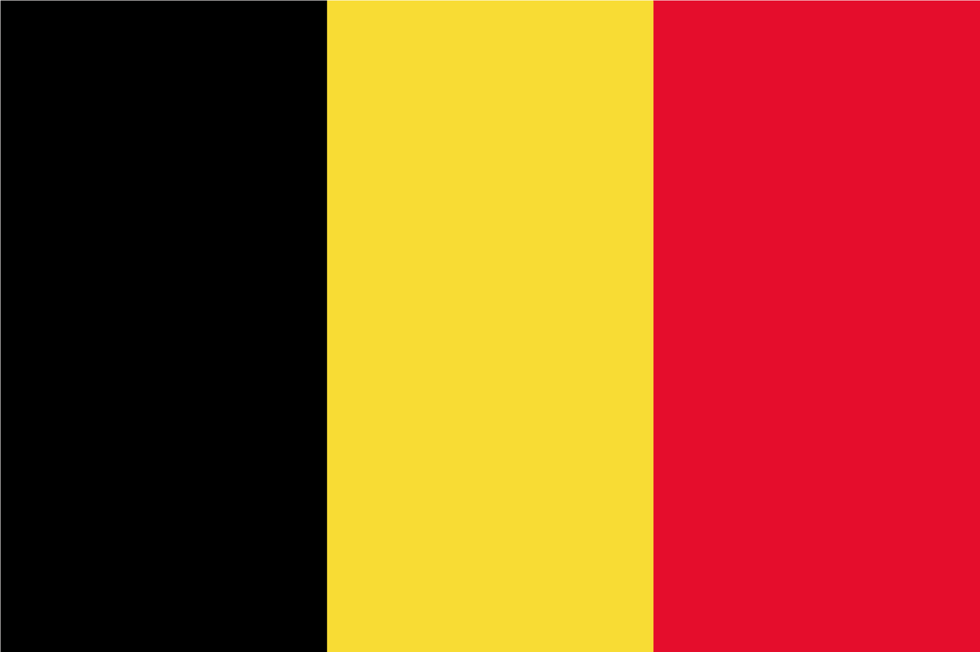 Belgian Flag Vertical Tricolor PNG Image