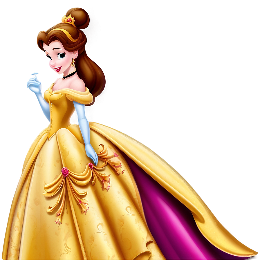 Belle Disney Princess Icon Png Nih PNG Image