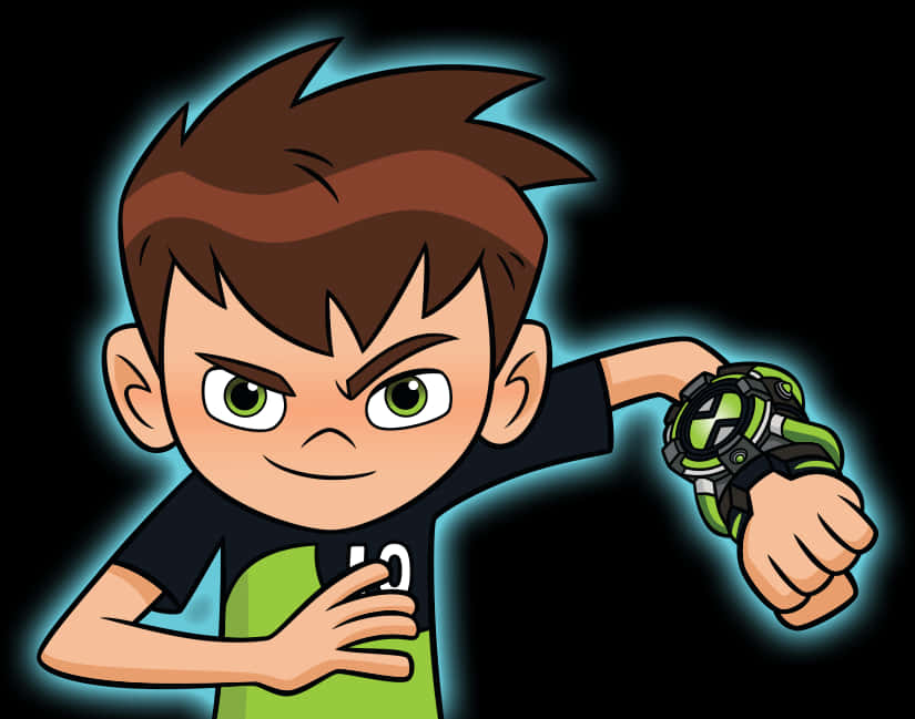 Ben10 Readyfor Action PNG Image