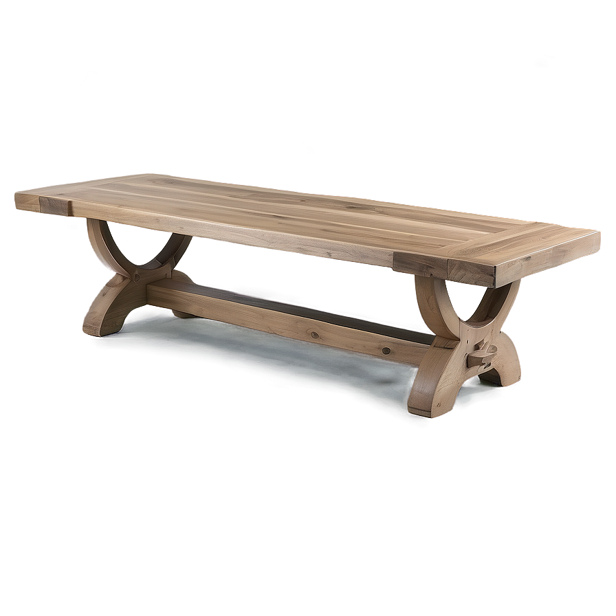 Bench Style Dining Table Png 12 PNG Image