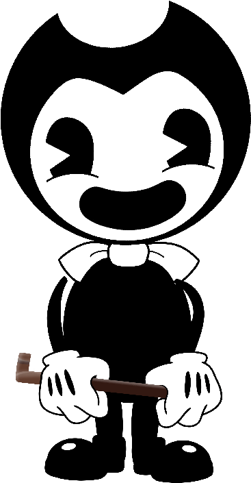 Bendy Cartoon Character Smile PNG Image