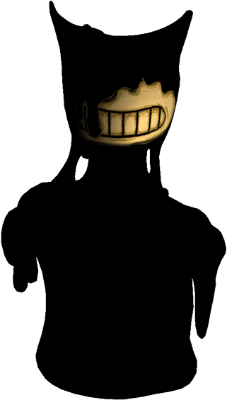 Bendy Silhouette Smiling PNG Image