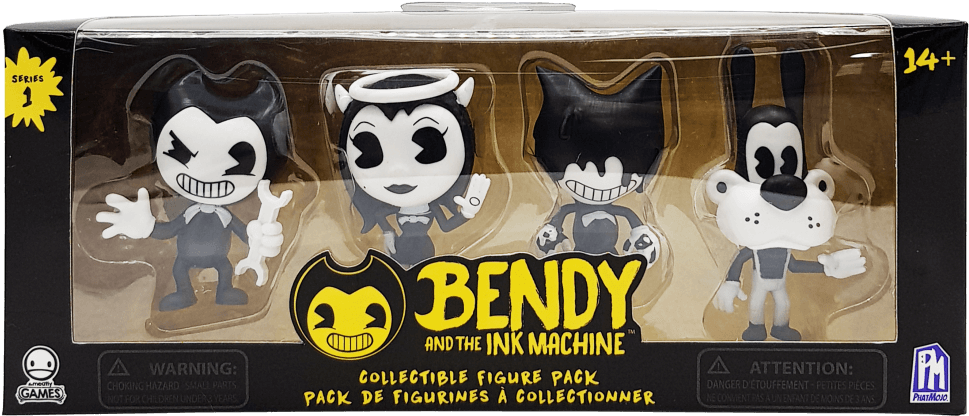 Bendyandthe Ink Machine Collectible Figure Pack PNG Image