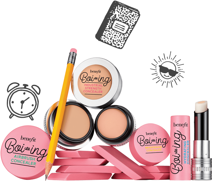 Benefit Cosmetics Concealers Collection PNG Image