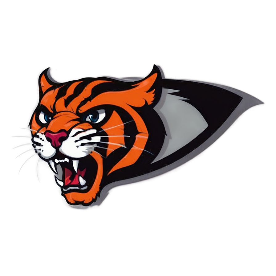 Bengals Logo Silhouette Png Qdc29 PNG Image