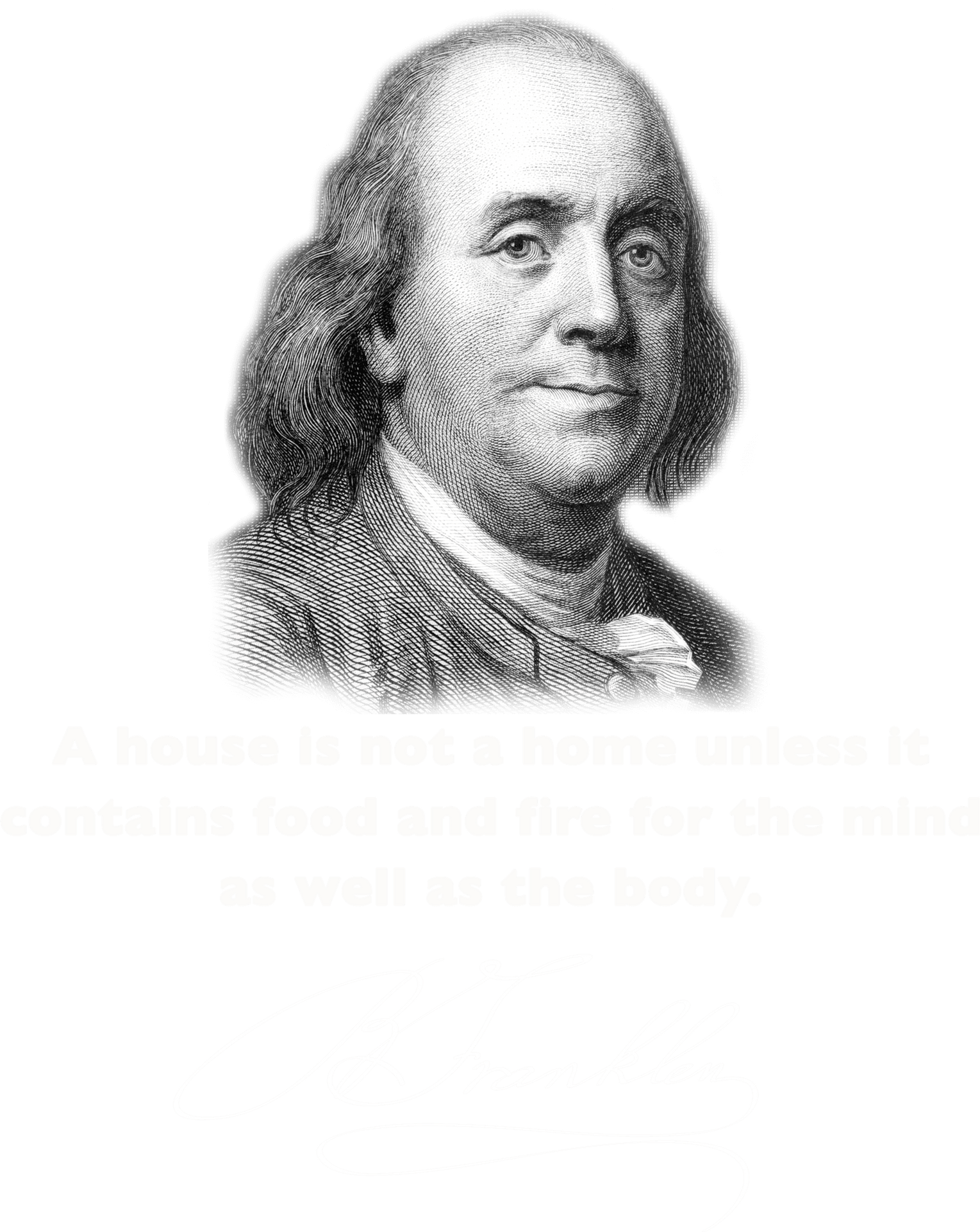 Benjamin Franklin Quote PNG Image