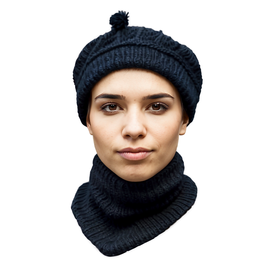 Beret And Scarf Combo Png Ukm23 PNG Image