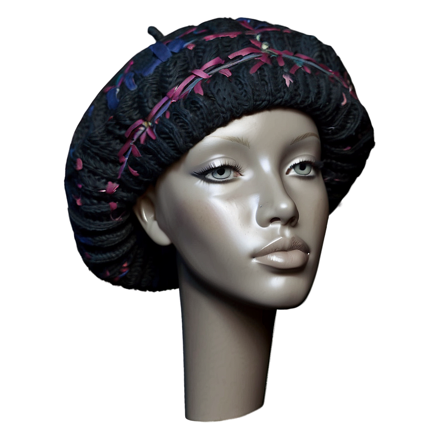 Beret In High Fashion Png 06122024 PNG Image