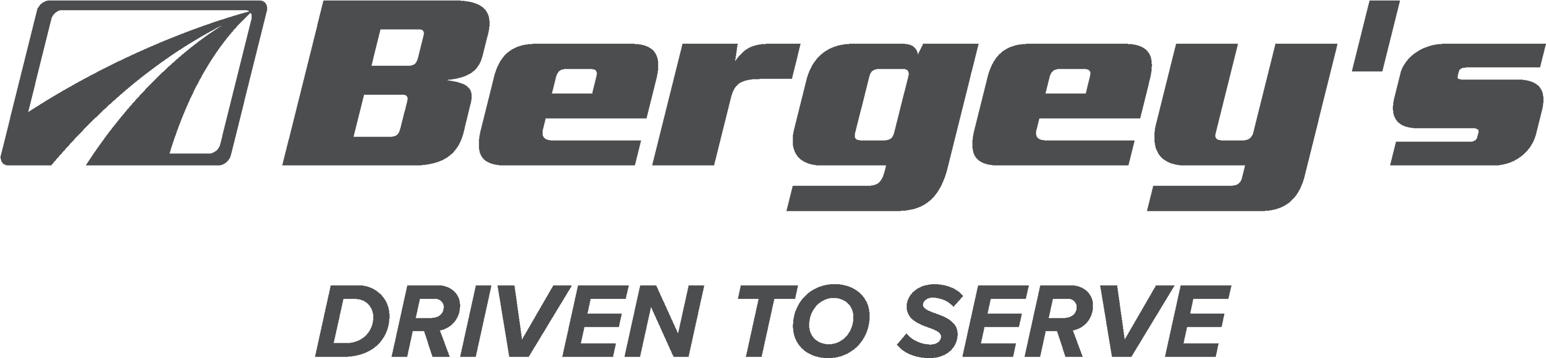 Bergeys Logo Driven To Serve PNG Image