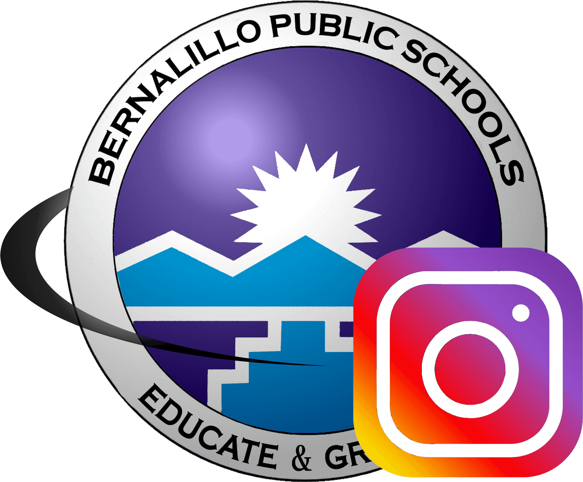 Bernalillo Schools Instagram Logo PNG Image