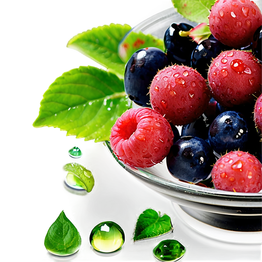 Berries With Dew Drops Png Gnb88 PNG Image