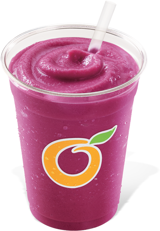 Berry Smoothie Transparent Cup PNG Image