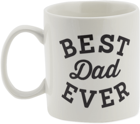 Best Dad Ever Mug PNG Image