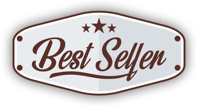 Best Seller Badge Graphic PNG Image