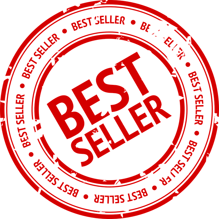 Best Seller Stamp Red Seal PNG Image