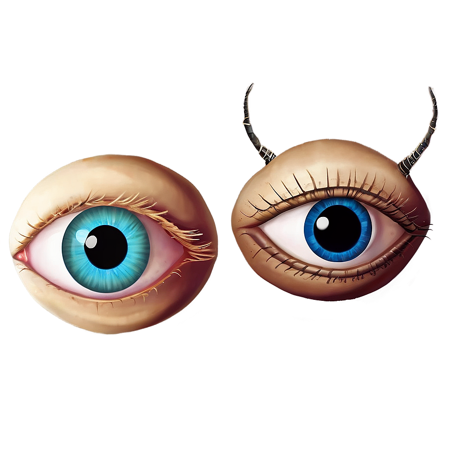 Bewitched Creepy Eyes Png Ixc PNG Image