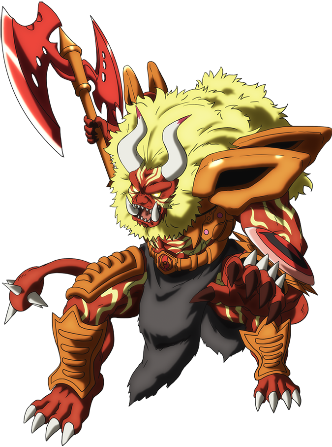 Beyblade Animated Beast Warrior PNG Image