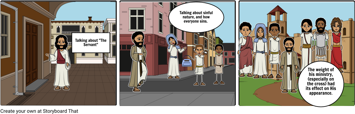 Biblical Comic Strip Teaching Moments PNG Image