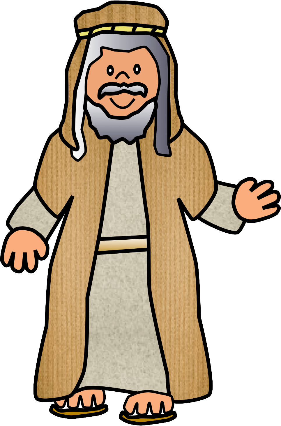 Biblical Figure Clipart PNG Image