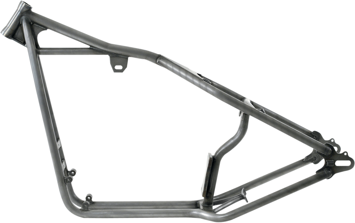 Bicycle Frame Metallic Structure PNG Image