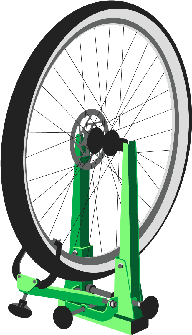 Bicycle Wheel Truing Stand PNG Image