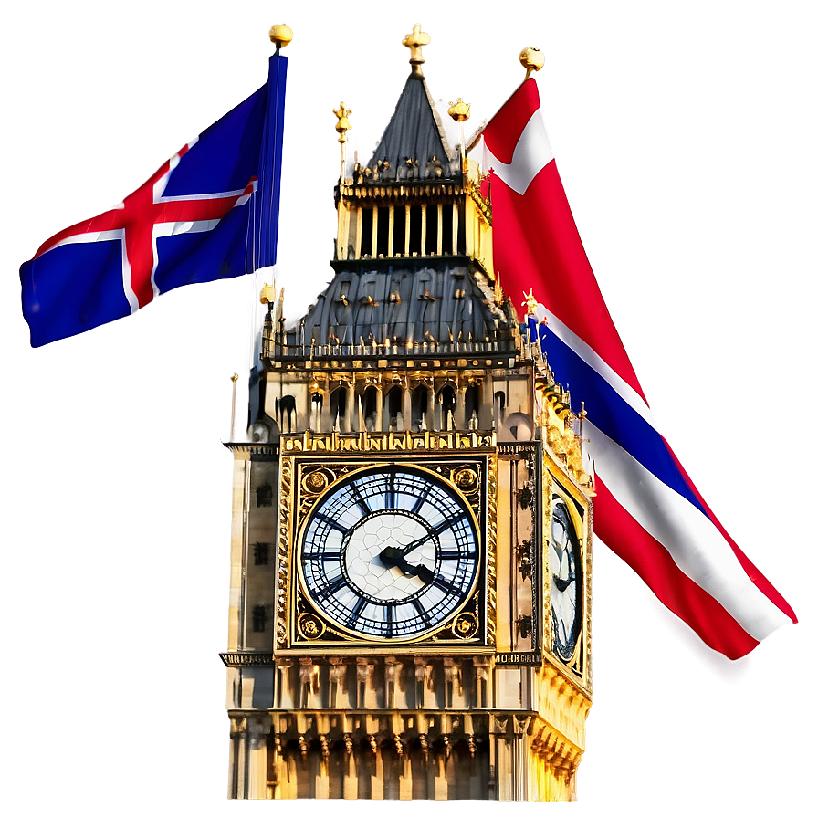 Big Ben And Uk Flag Png Pqi55 PNG Image