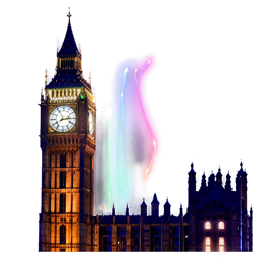 Big Ben At Night Png Rtg PNG Image