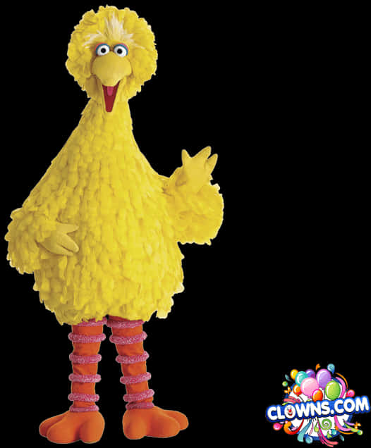 Big Bird Sesame Street Character PNG Image