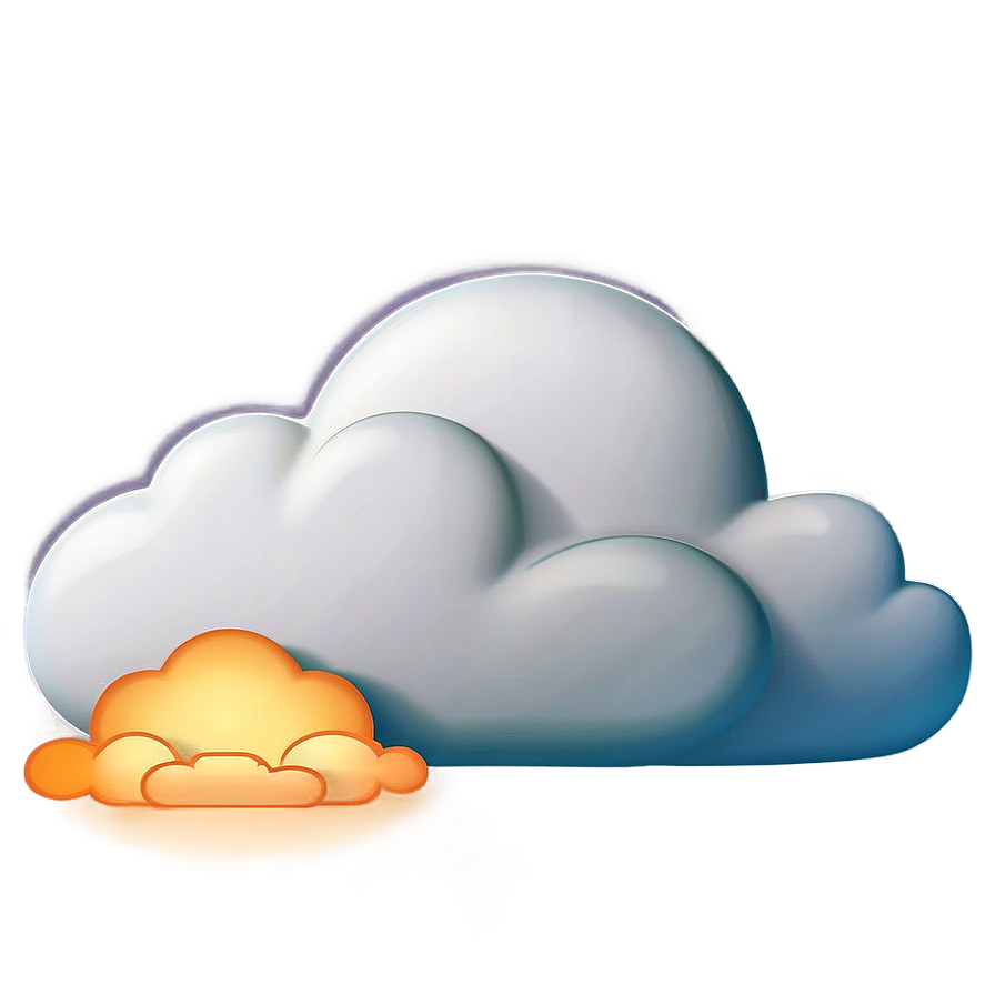 Big Cloud Emoji Png 06272024 PNG Image