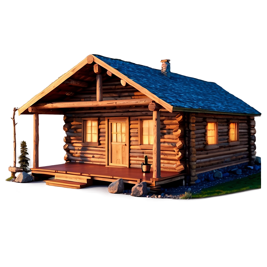 Big Cozy Log Cabin Png 94 PNG Image