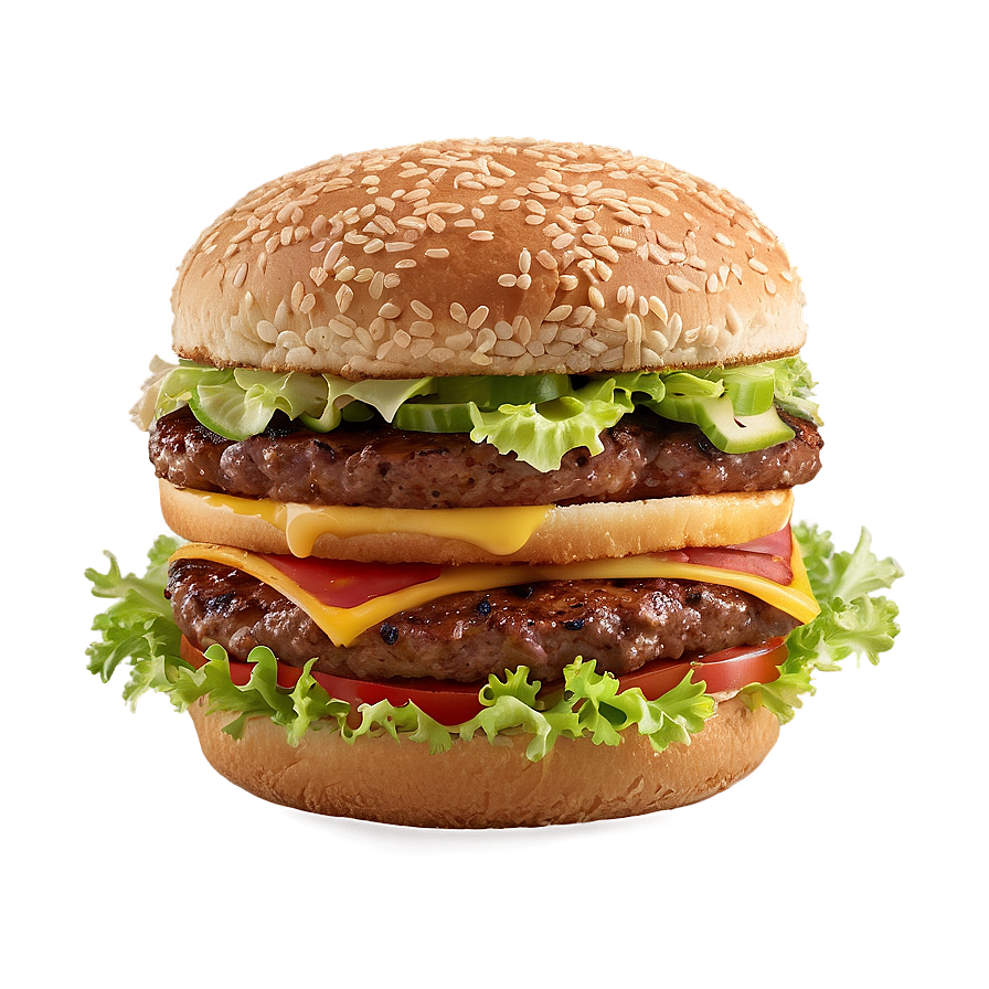 Big Mac Double Patty Png Idt83 PNG Image