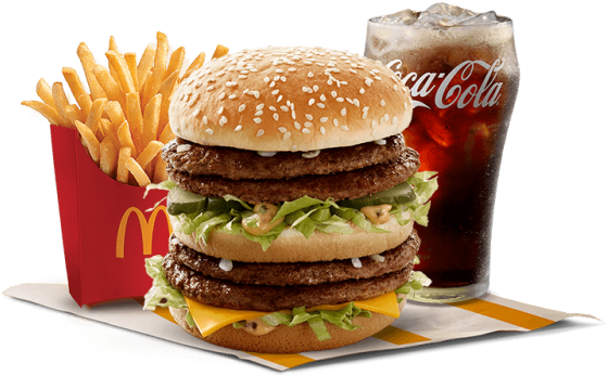 Big Mac Meal Combo PNG Image