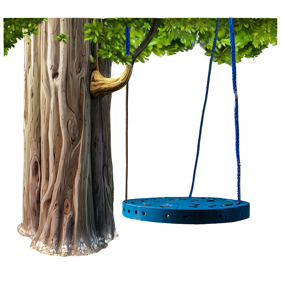 Big Tree With Swinging Rope Png Xky PNG Image