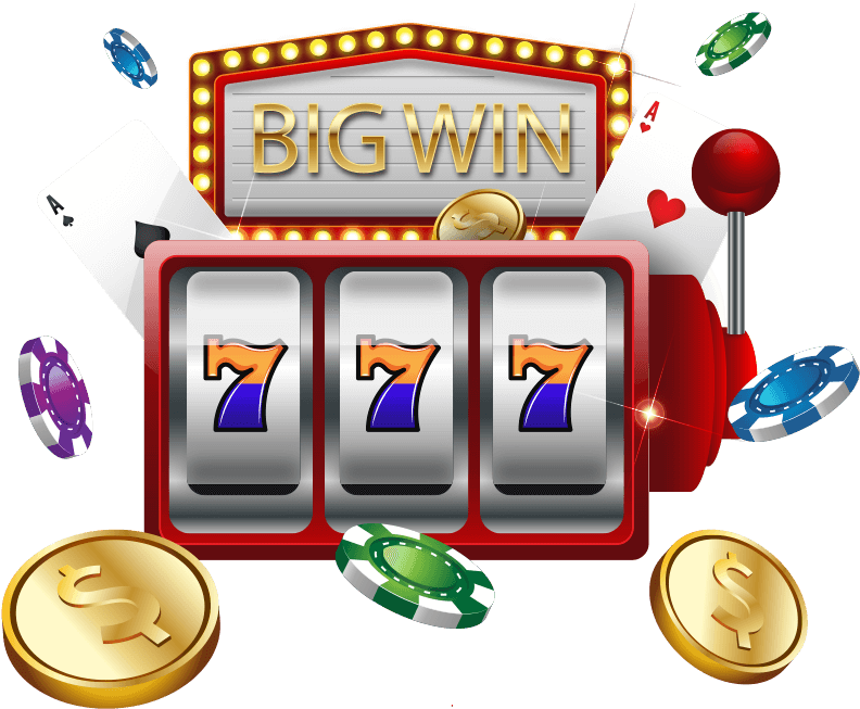 Big Win Slot Machine Jackpot PNG Image