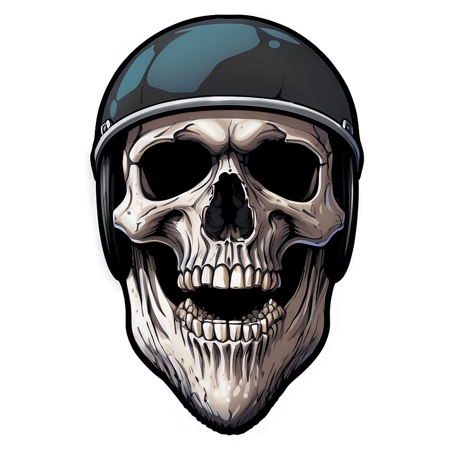 Biker Skull Graphic Png Gwj79 PNG Image