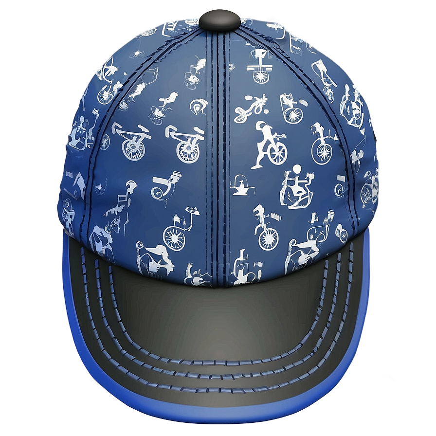 Biking Dad Cap Blueprint Png Pxi70 PNG Image