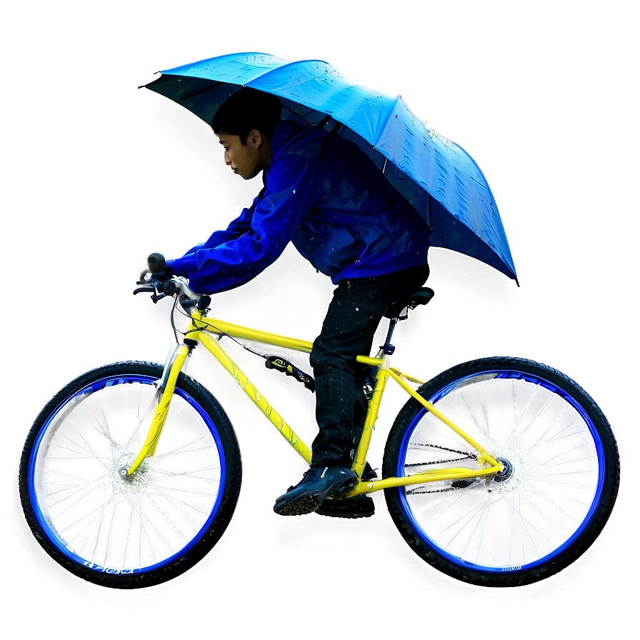 Biking In The Rain Png 31 PNG Image