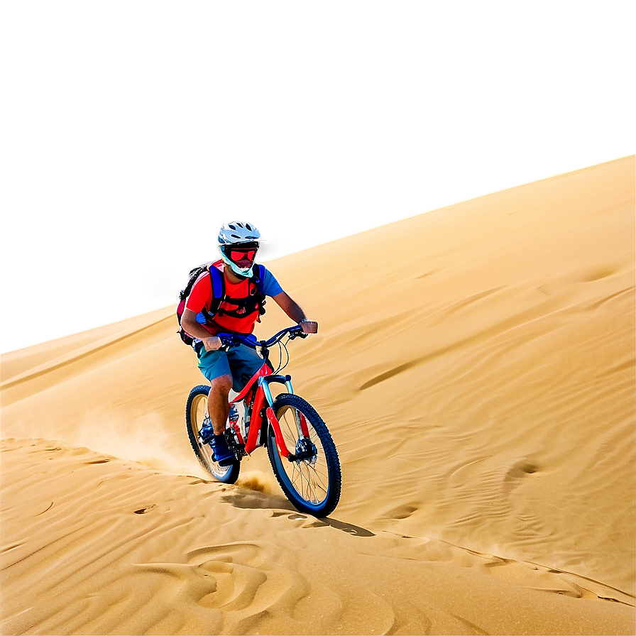 Biking On Sand Dunes Png Pfd72 PNG Image