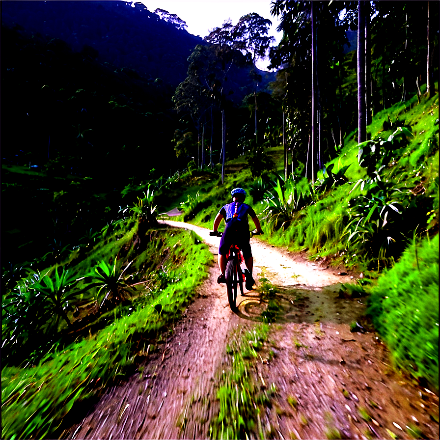 Biking Through Forests Png Bvd PNG Image