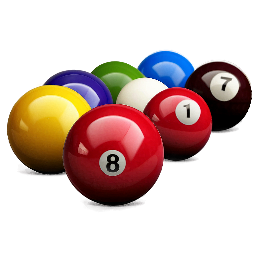 Billiards Balls Set Png 06252024 PNG Image