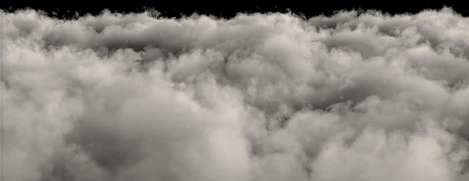 Billowing Clouds Overhead PNG Image